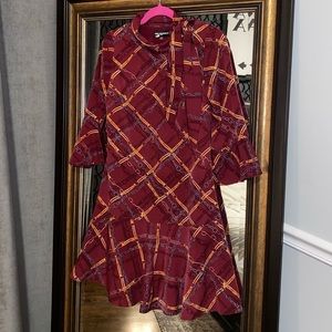 Karl Lagerfeld Tie Neck Dress